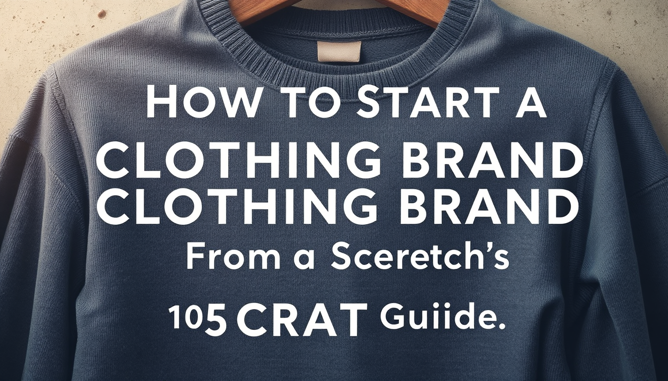 How to Start a Clothing Brand From Scratch: The Definitive 10-Step Guide 1 How to Start a Clothing Brand From Scratch: The Definitive 10-Step Guide